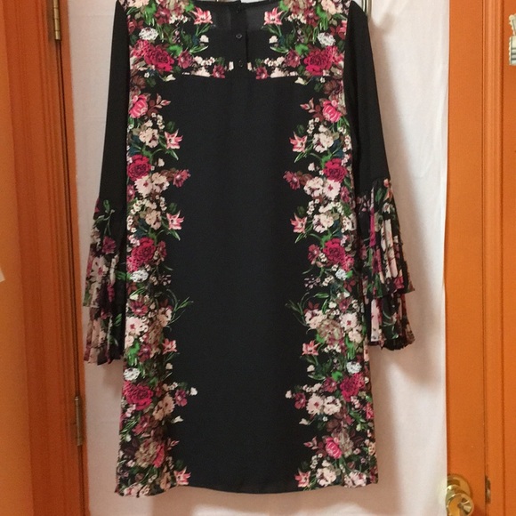 INC Floral Bell Sleeve Dress - Picture 4 of 7